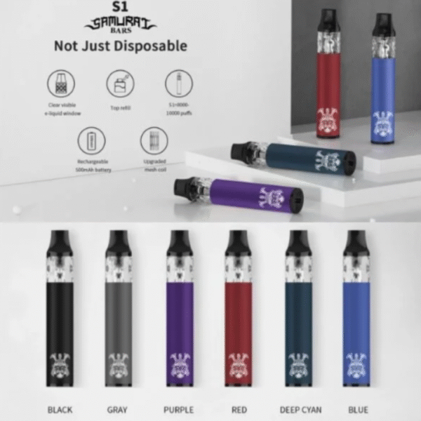 將軍SAMURAI S1可重復注油一次性 (4) 將軍SAMURAI S1可重復注油一次性 將軍S1 注油一次性 將軍S1 將軍SAMURAI S1 注油主機 一次性主機 一次性電子煙 電子煙現貨 拋棄式主機 拋棄式電子煙 蒸氣店