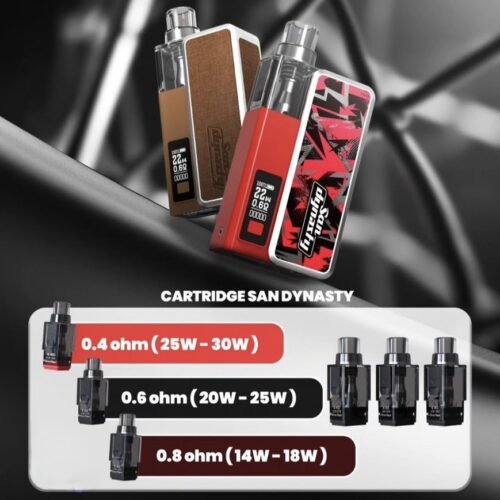 San Dynasty 小海豚電子煙主機 30W - 多色選擇可換倉款 San Dynasty 小海豚 30W 小煙主機|11色可選|輕巧可換倉電子煙|附空倉與配件